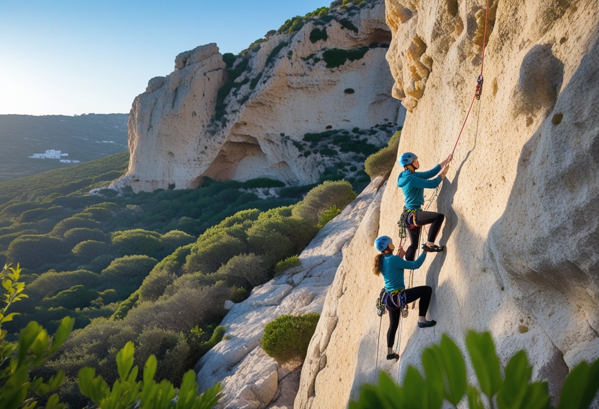 Oplev Ibizas skjulte klatreparadis og klatring i naturen
