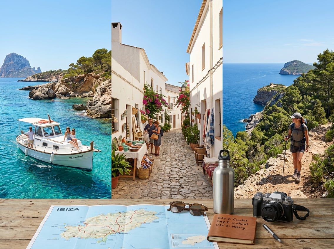 Sådan planlægger du tre forskellige dage med udflugter fra Ibiza